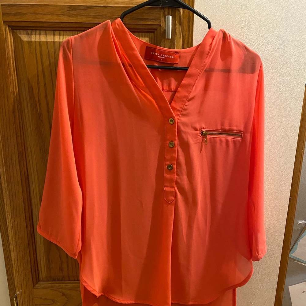Akira Chicago Red Label Blouse